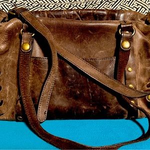 Patricia Nash Crossbody leather small duffle